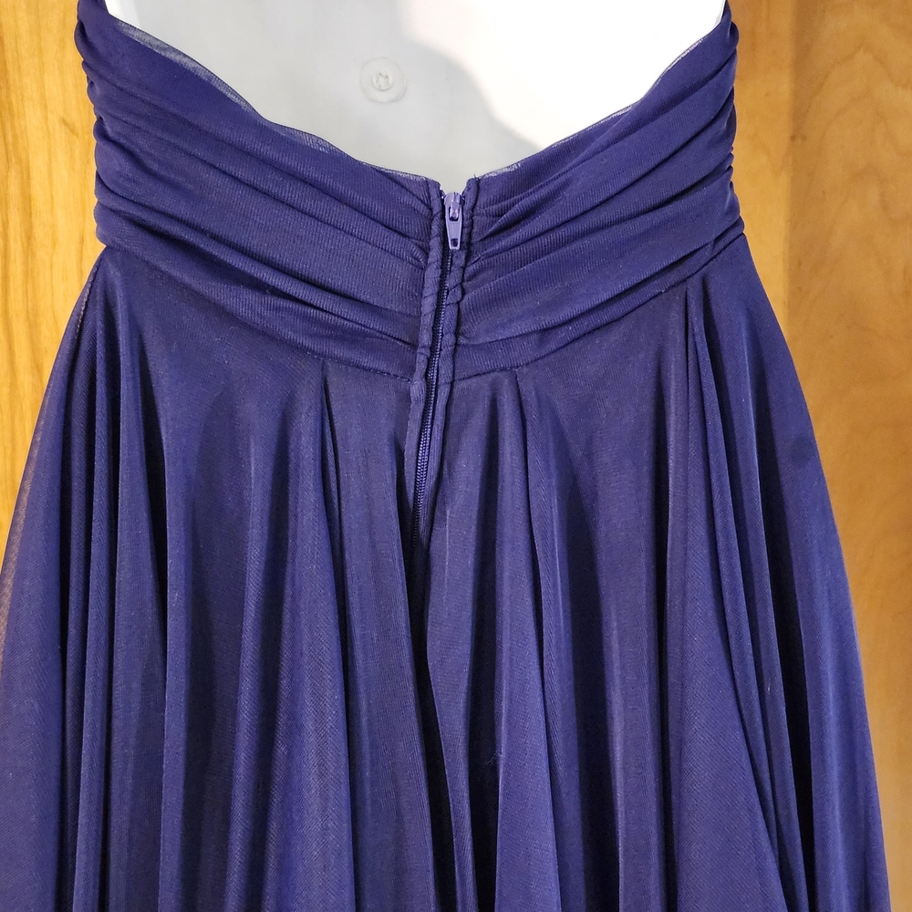 Camille La Vie High-Low Dress in Deep Blue - Picture 6 of 12